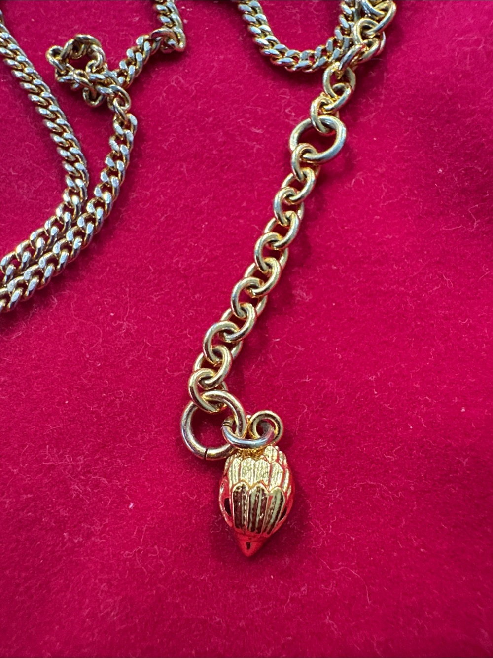 Kurt Geiger Gold Tone Hot Air Balloon Pendant Necklace with Multicolor Stones - Picture 3 of 5